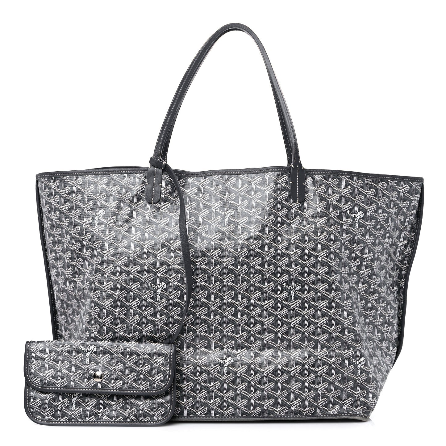Goyardine Reversible Anjou GM Grey