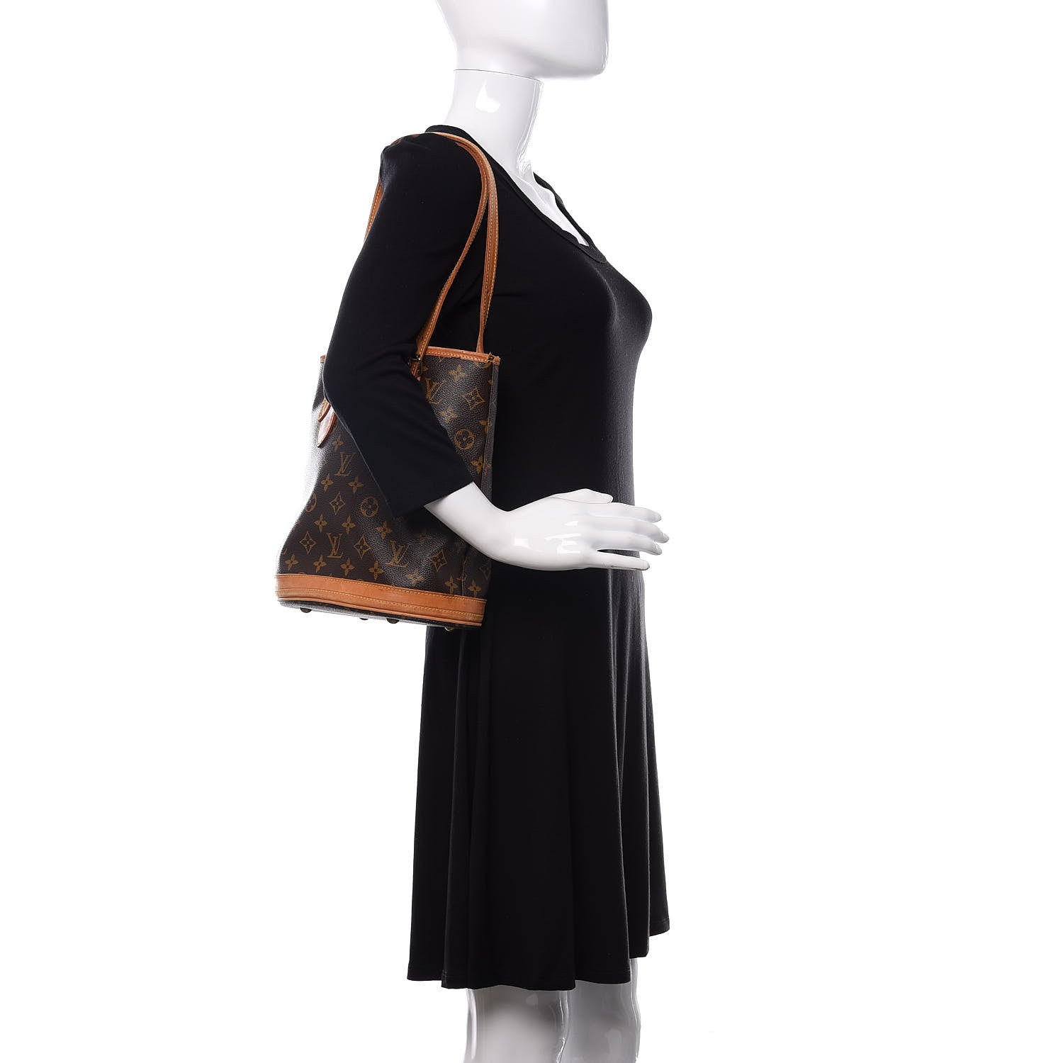 Louis Vuitton Monogram Petit Bucket 23 2 of 13