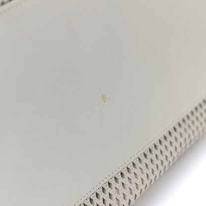 Chanel Metallic Calfskin Perforated Up In The Air Tote Silver 6 of 6