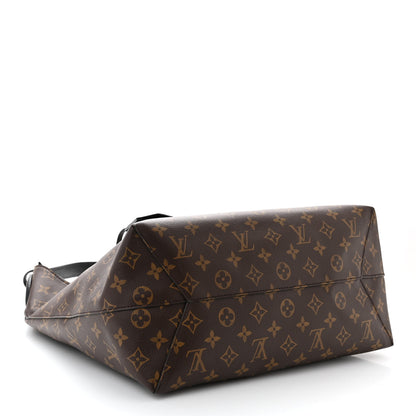 Louis Vuitton Monogram Flower Hobo Black 4 of 10