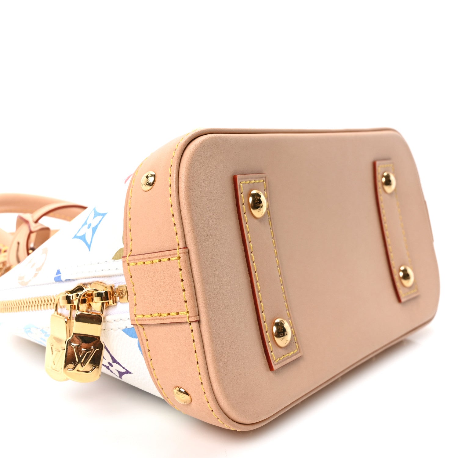 Louis Vuitton LV x TM Monogram Multicolor Alma BB White 8 of 9