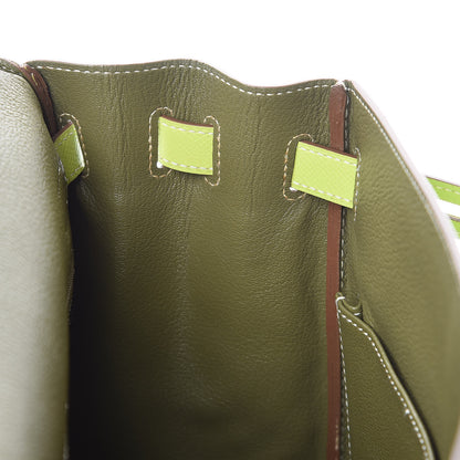 Hermes Epsom Candy Kelly Retourne 32 Kiwi Lichen 19 of 39