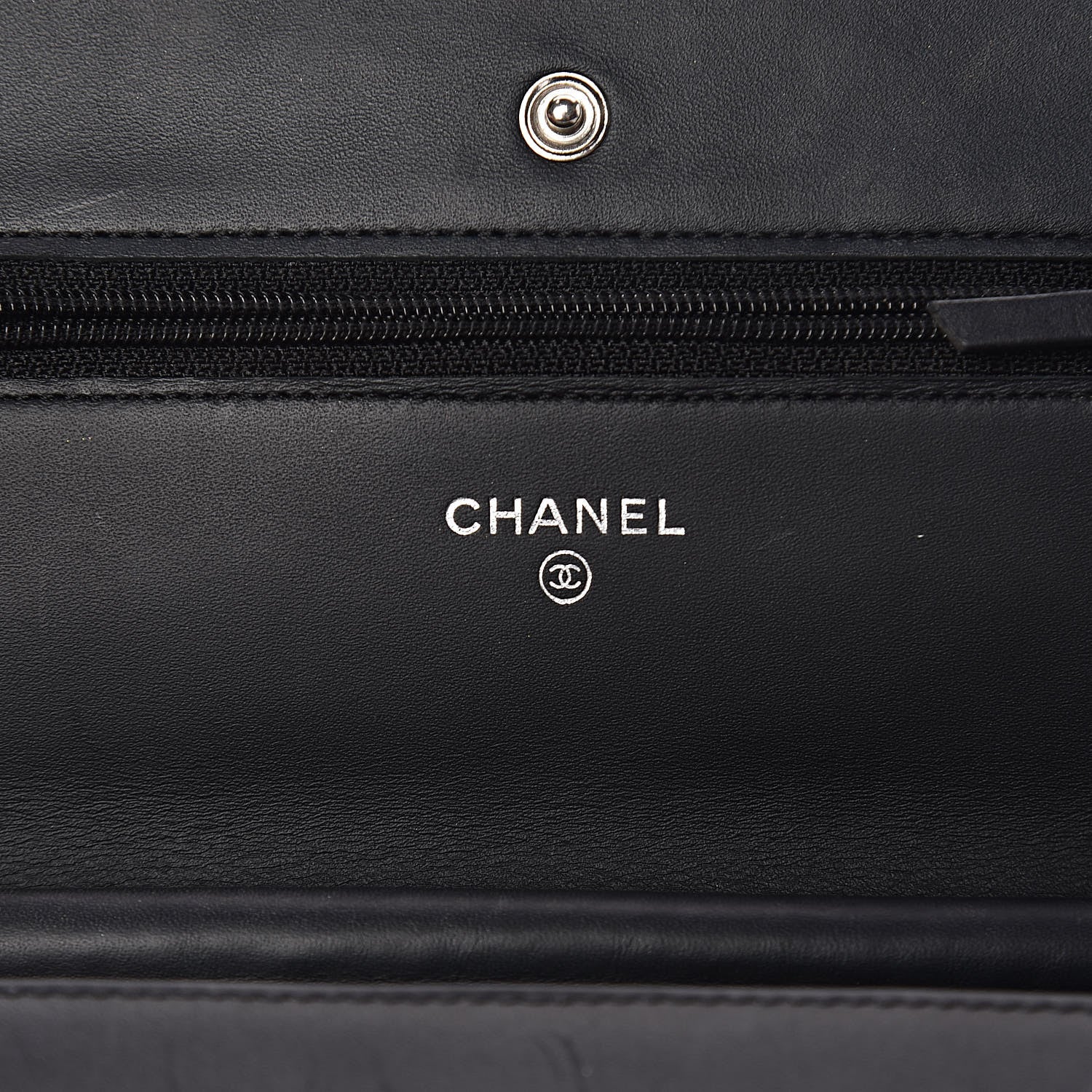 Chanel Caviar Timeless CC Wallet On Chain WOC Black 8 of 16