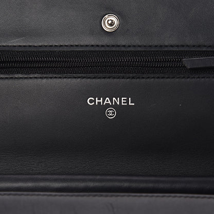 Chanel Caviar Timeless CC Wallet On Chain WOC Black 8 of 16
