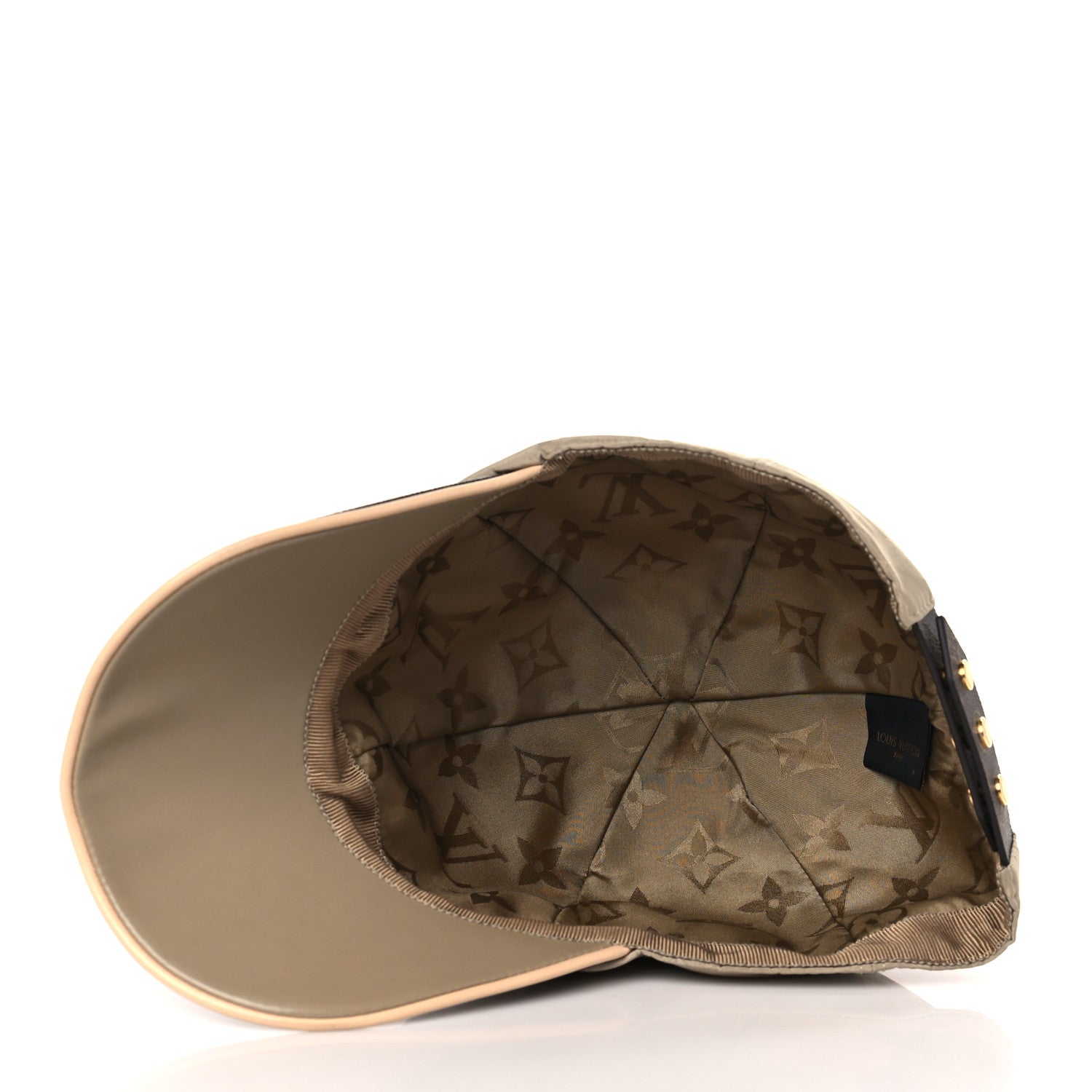 Louis Vuitton Monogram Polyester Silk LV Get Ready Cap M Beige 6 of 7