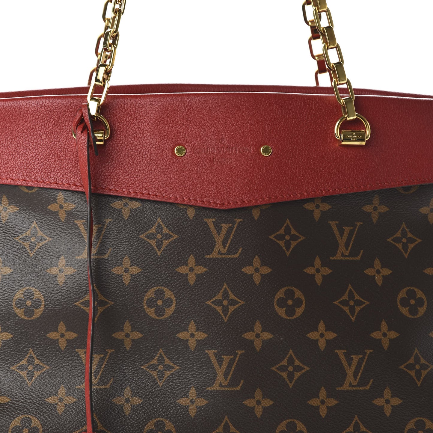 Monogram Pallas Shopper Cherry