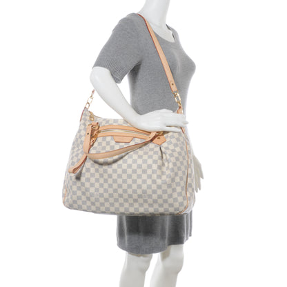 Louis Vuitton Damier Azur Evora GM 2 of 7