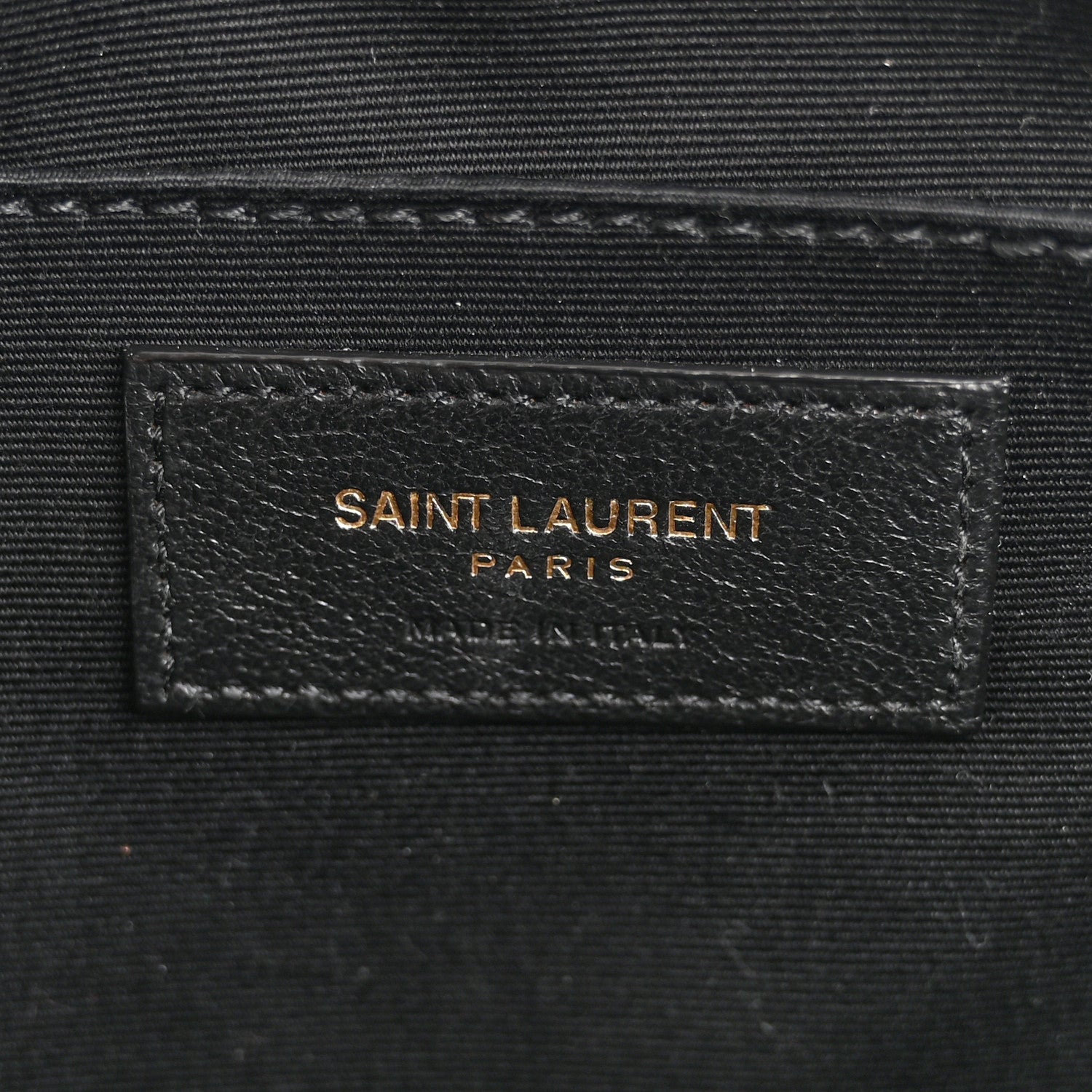 Saint Laurent Calfskin Matelasse Monogram Lou Camera Bag Black 6 of 12