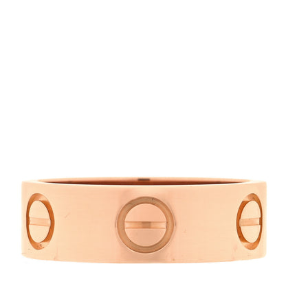 Cartier 18K Pink Gold 5.5mm LOVE Ring 47 4 2 of 5