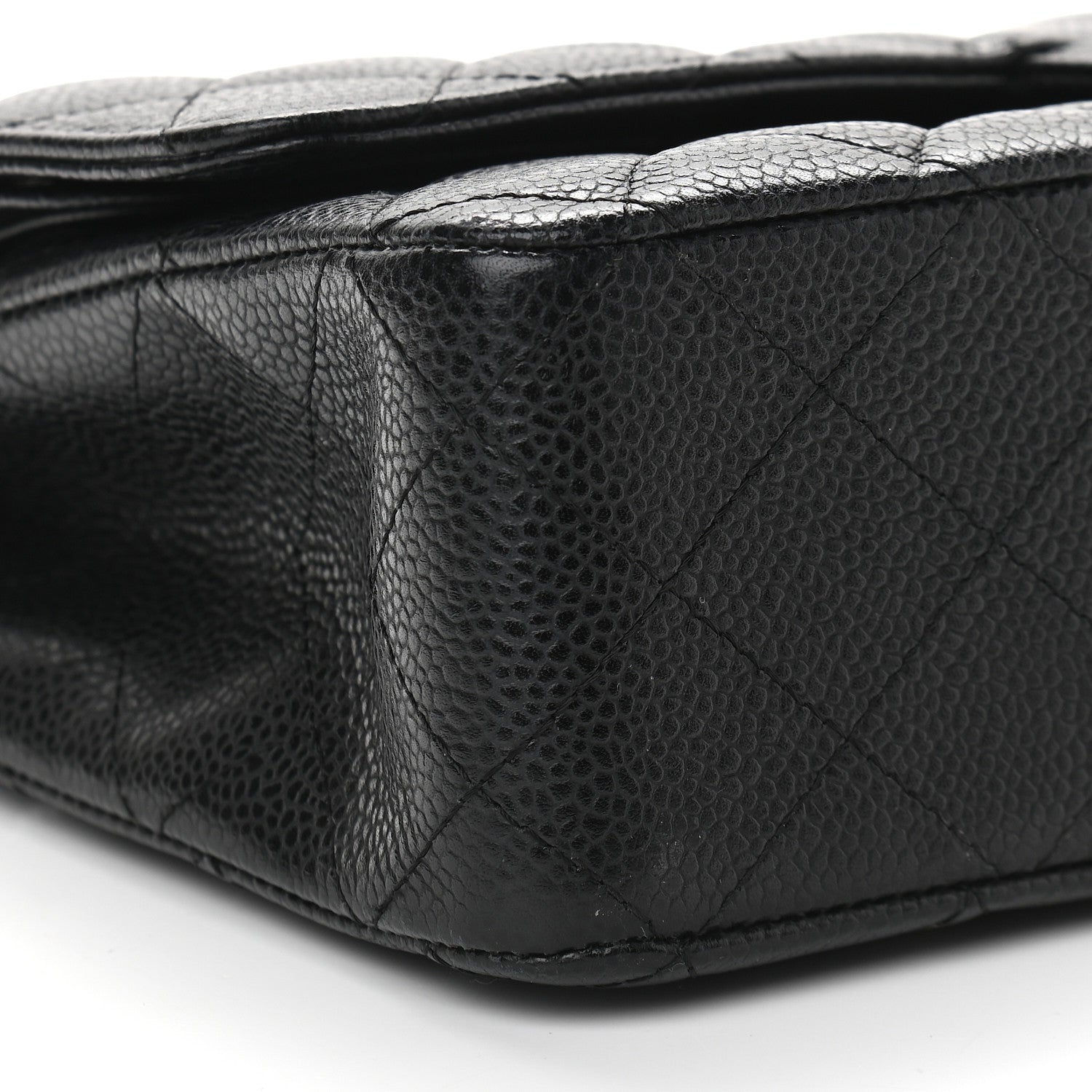 Chanel Caviar Quilted Medium Double Flap Black 8 of 9