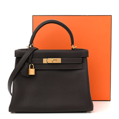 Hermes Taurillon Clemence Kelly Retourne 28 Ebene 12 of 12