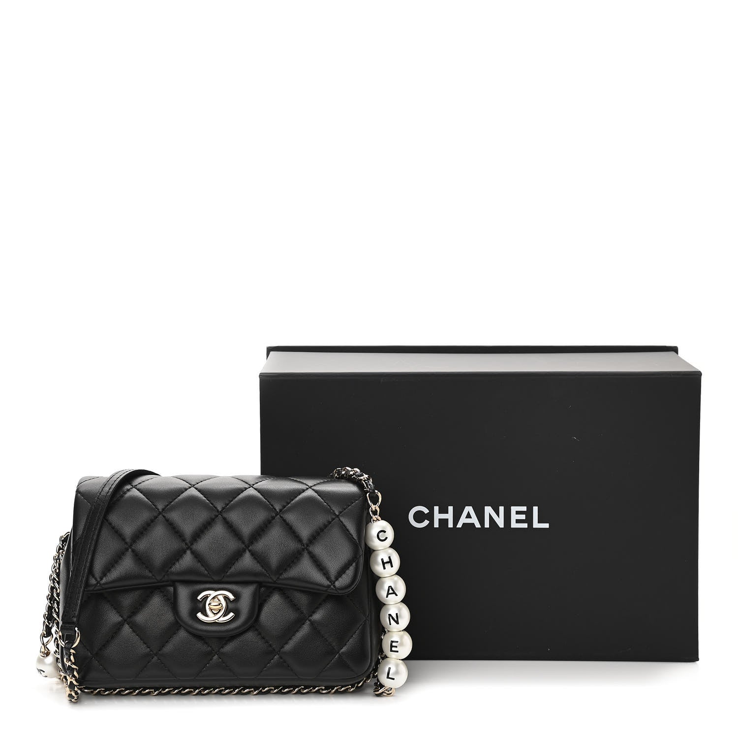 Chanel Lambskin Quilted Small My Precious Flap Black 11 of 11