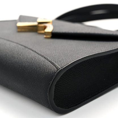 Moynat Carat Calfskin Gabrielle Clutch Black 9 of 10