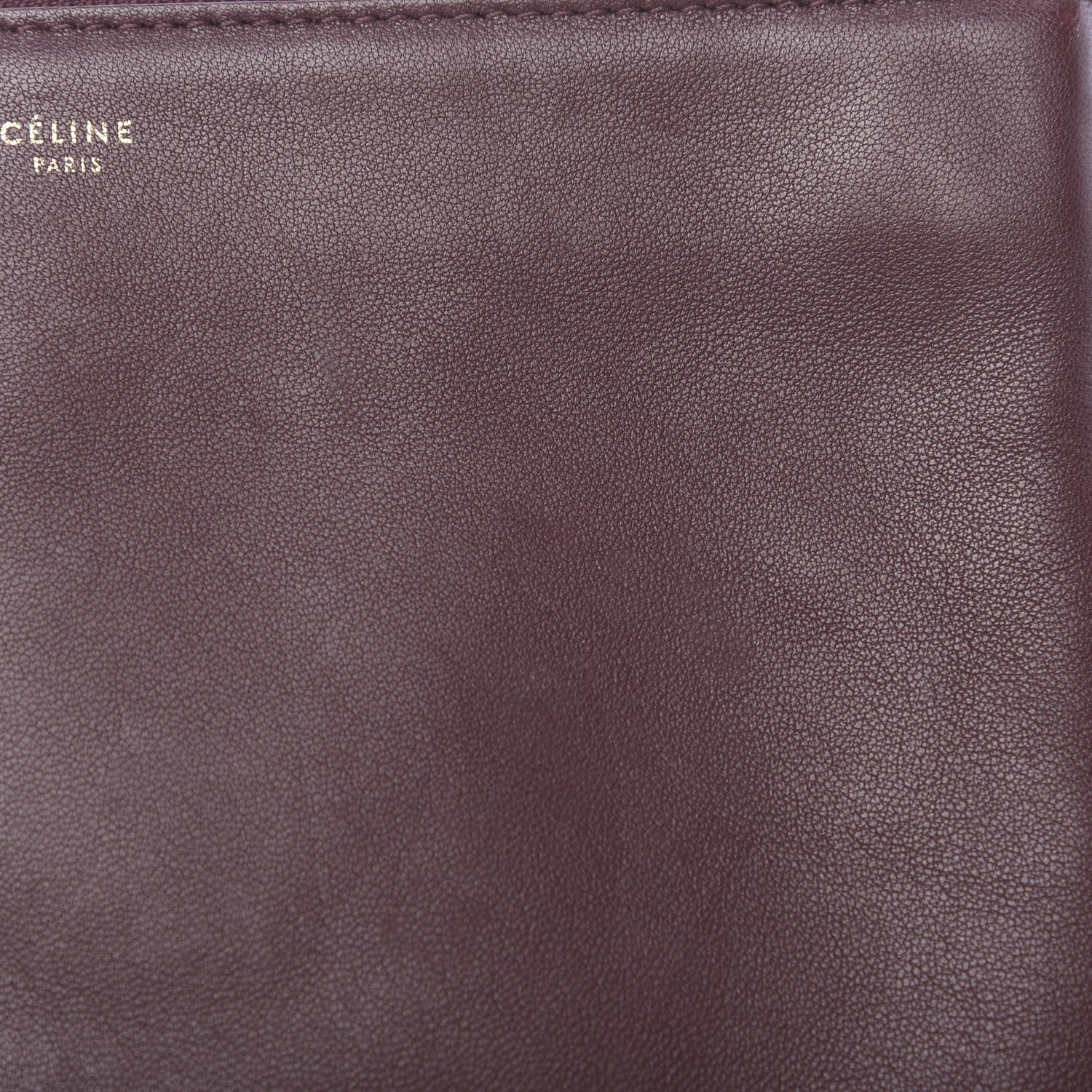 Celine Smooth Lambskin Small Trio Crossbody Bag Burgundy 15 of 17
