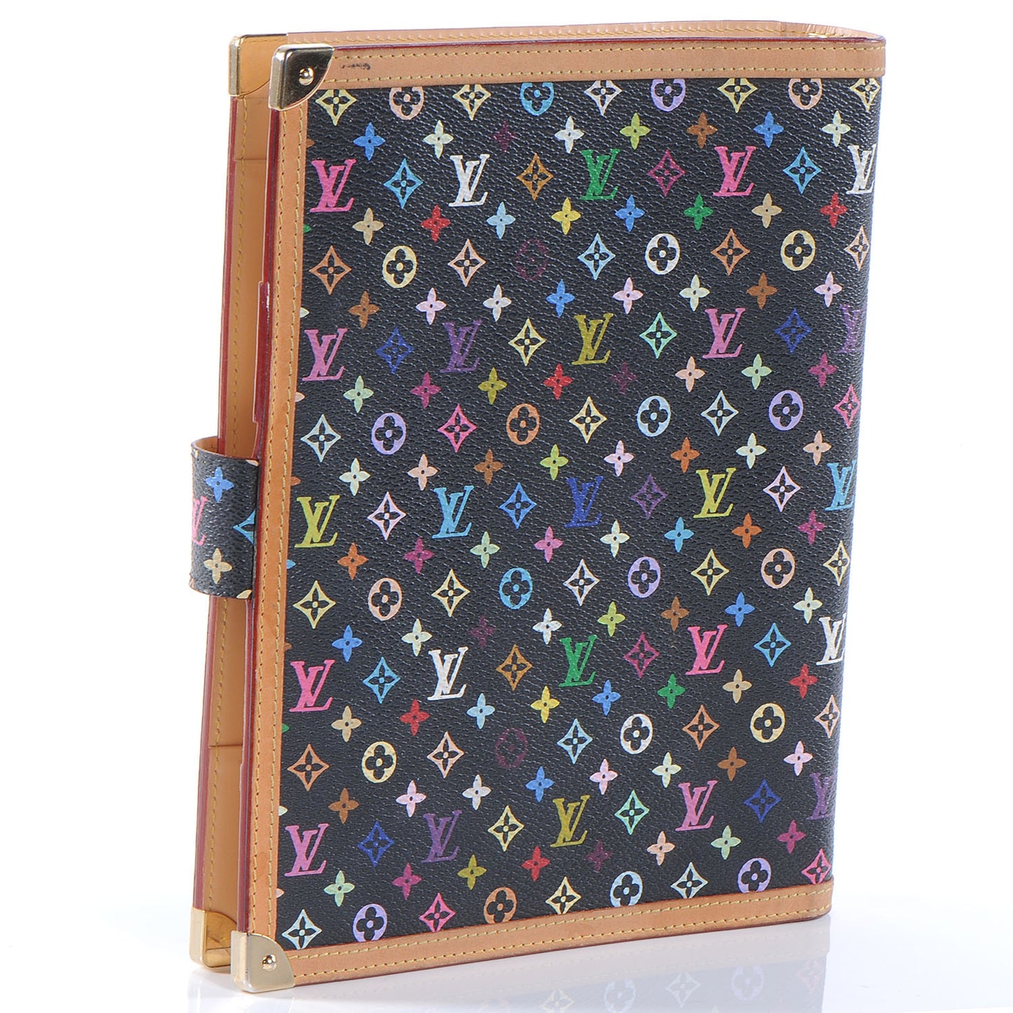 Monogram Multicolor Large Ring Agenda Black