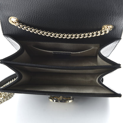 Gucci Dollar Calfskin Small Interlocking G Shoulder Bag Black 5 of 10