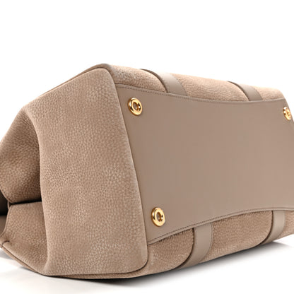 Loro Piana Grained Nubuck L32 Loom Bag Fossil 9 of 13