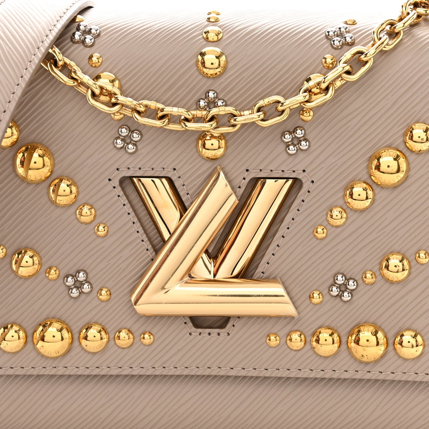 Louis Vuitton Epi Studded Sol Twist Shoulder Bag MM Galet 8 of 11