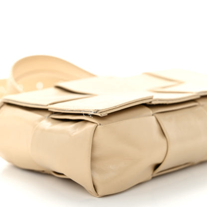 Bottega Veneta Paper Calfskin Intrecciato Cassette Belt Bag Porridge 8 of 11