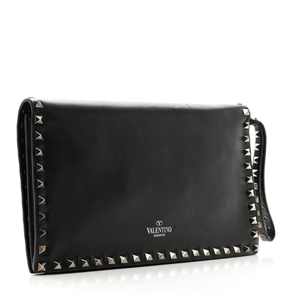 Valentino Garavani Nappa Rockstud Wristlet Clutch Black 3 of 8