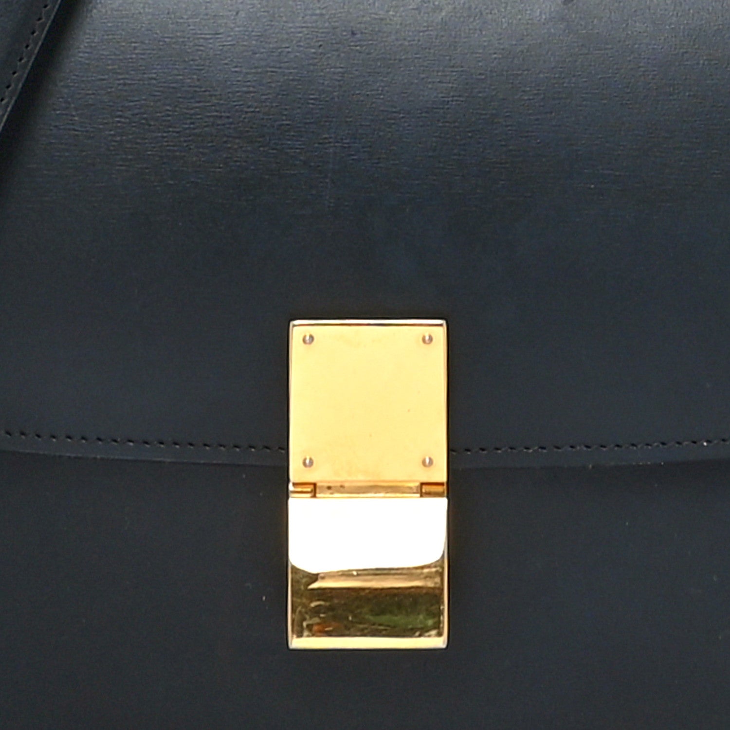 Celine Box Calfskin Medium Classic Box Flap Bag Black 7 of 15