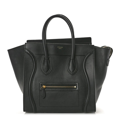 Celine Smooth Calfskin Mini Luggage Black 1 of 14