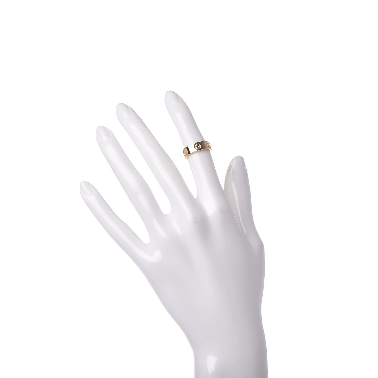 Cartier 18K Yellow Gold 5.5mm LOVE Ring 47 4 2 of 4