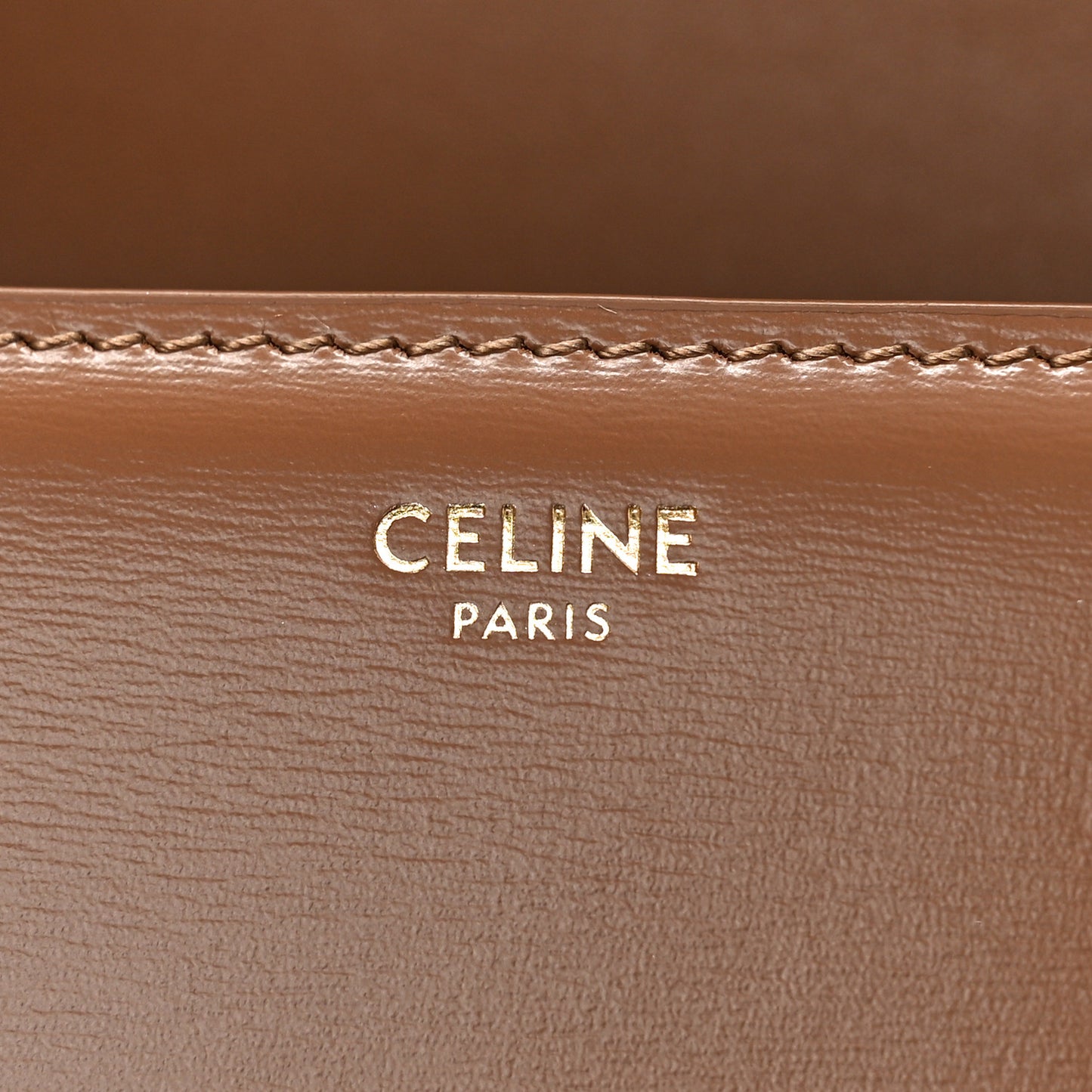 Shiny Calfskin Teen Triomphe Bronze