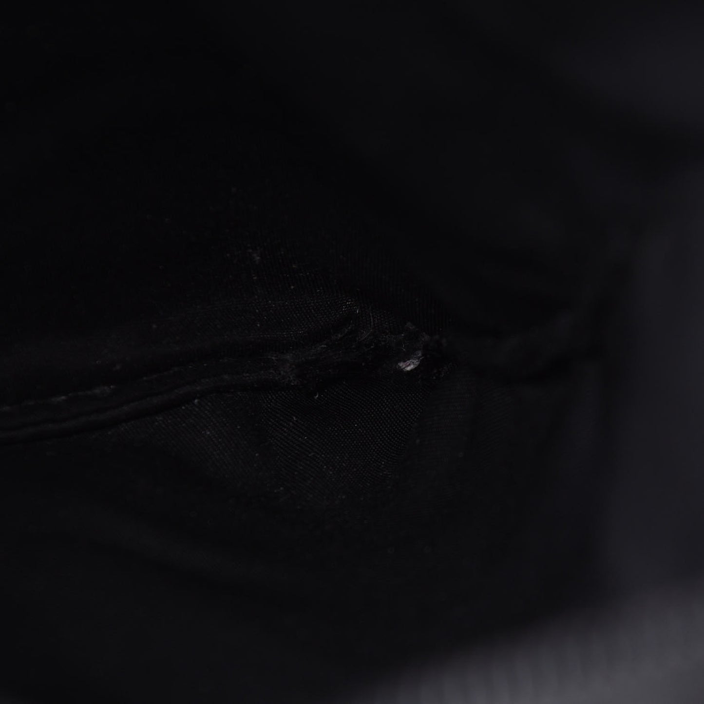 Nylon Vela Flat Messenger Bag Black