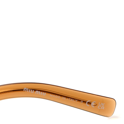 Miu Miu Acetate Metal Square Sunglasses SMU10Z Caramel Pink 5 of 6