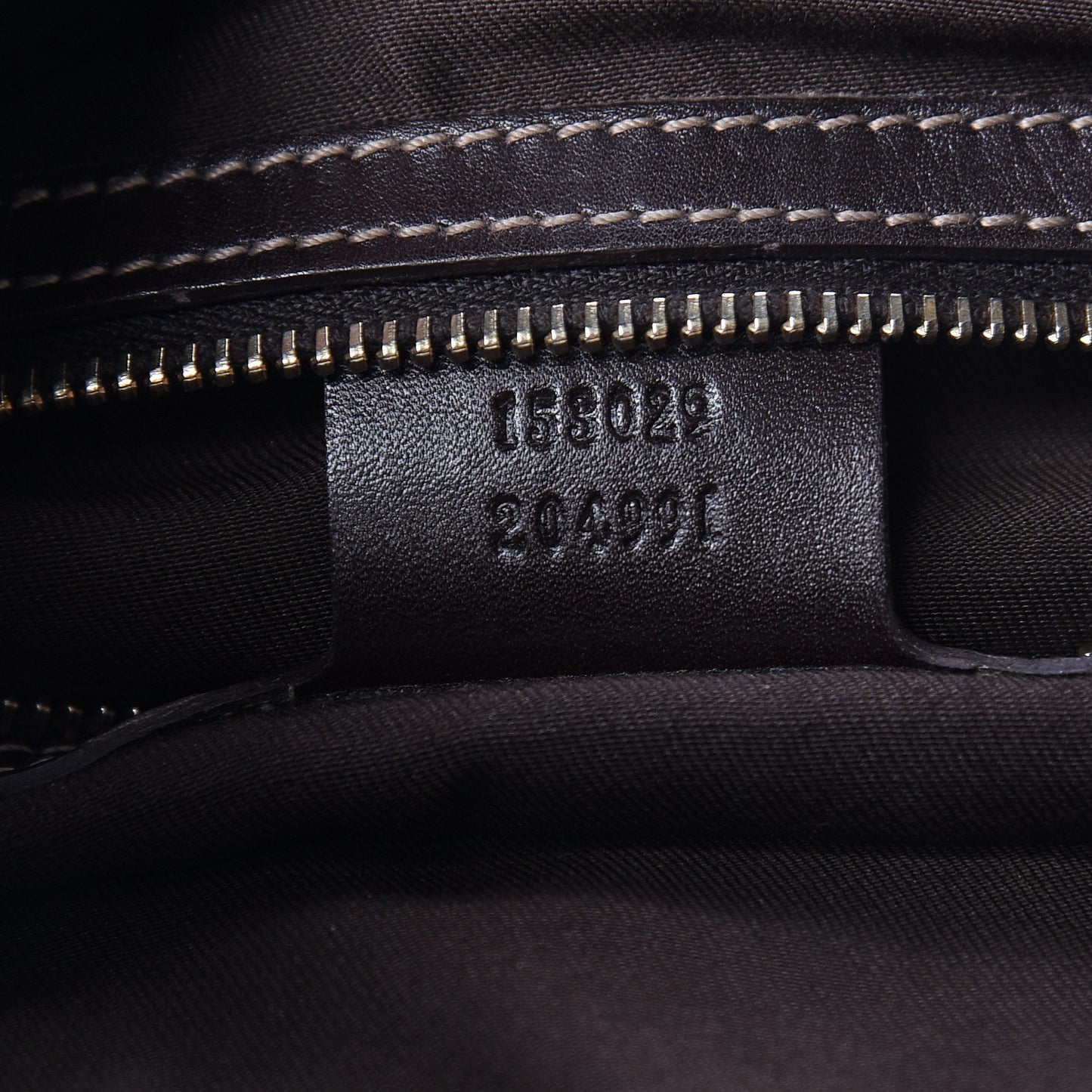 Monogram Web Jackie O Bouvier Hobo Dark Brown