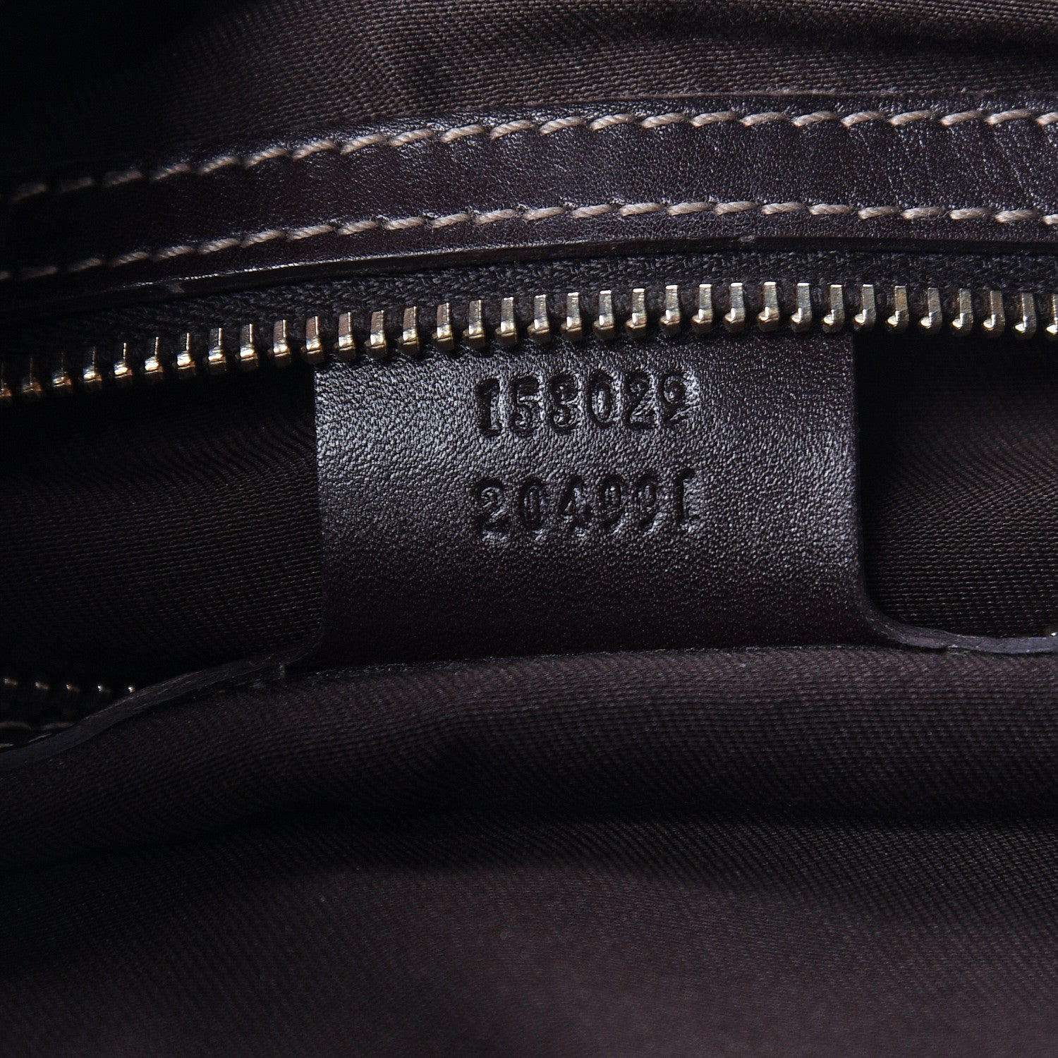 Gucci Monogram Web Jackie O Bouvier Hobo Dark Brown 7 of 12