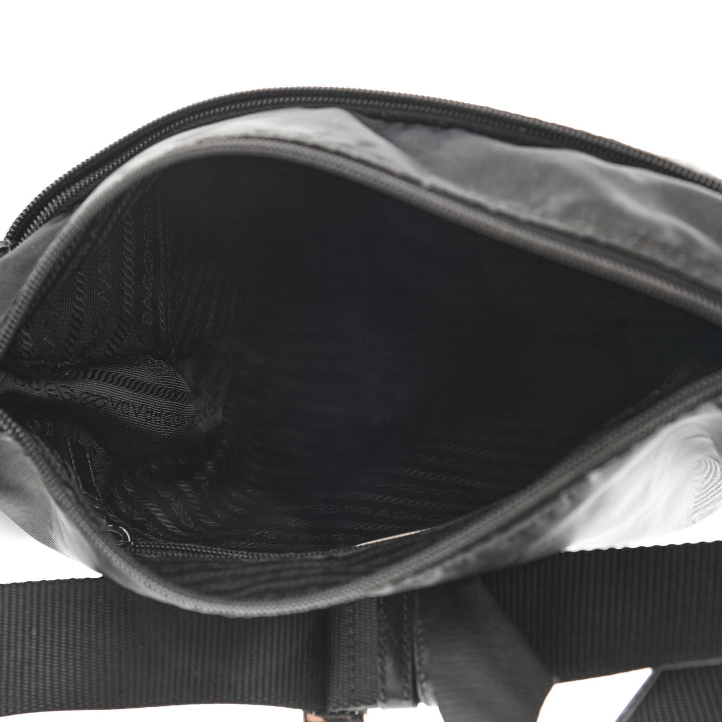 Tessuto Nylon Messenger Bag Black