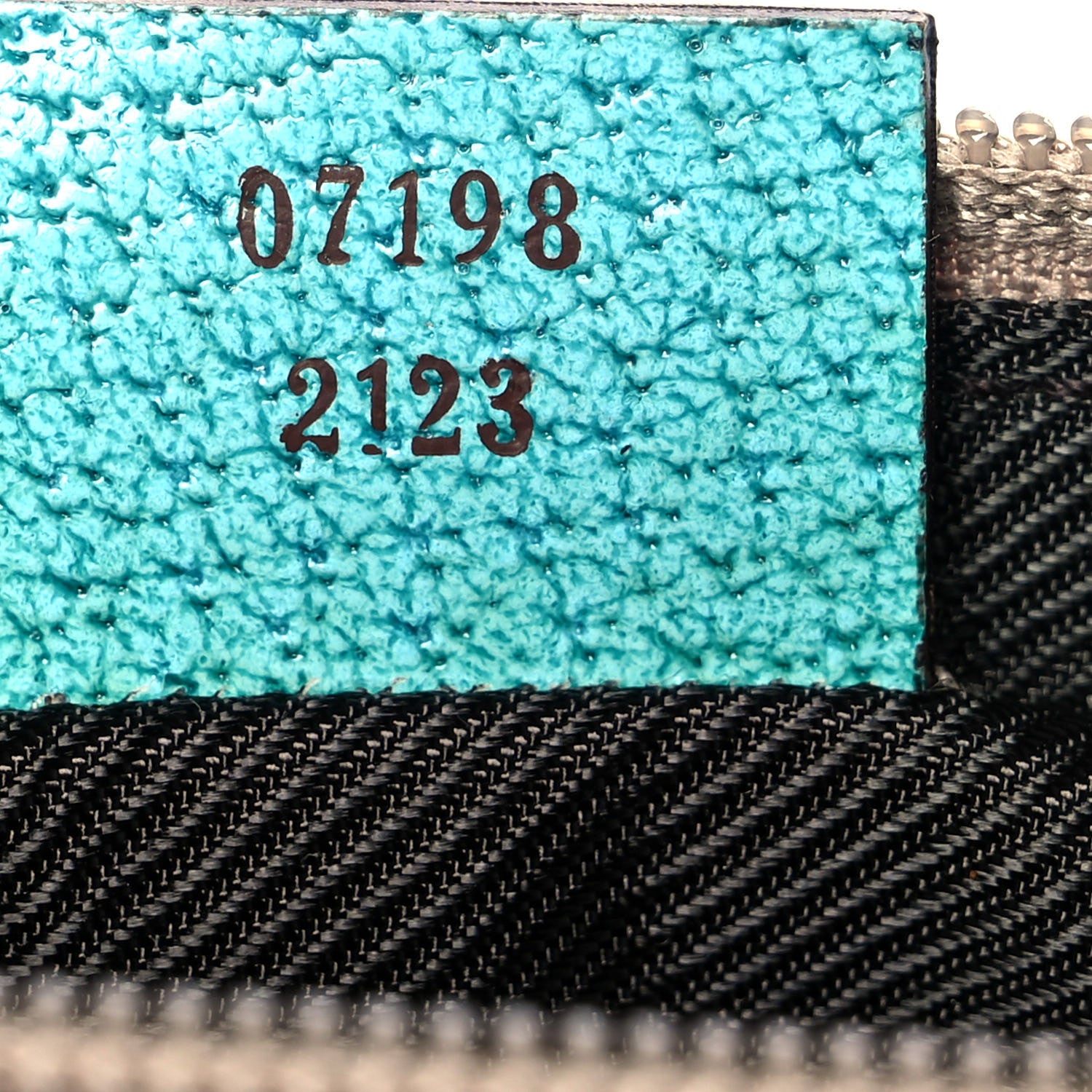 Gucci Monogram Boat Pochette Teal 7 of 9