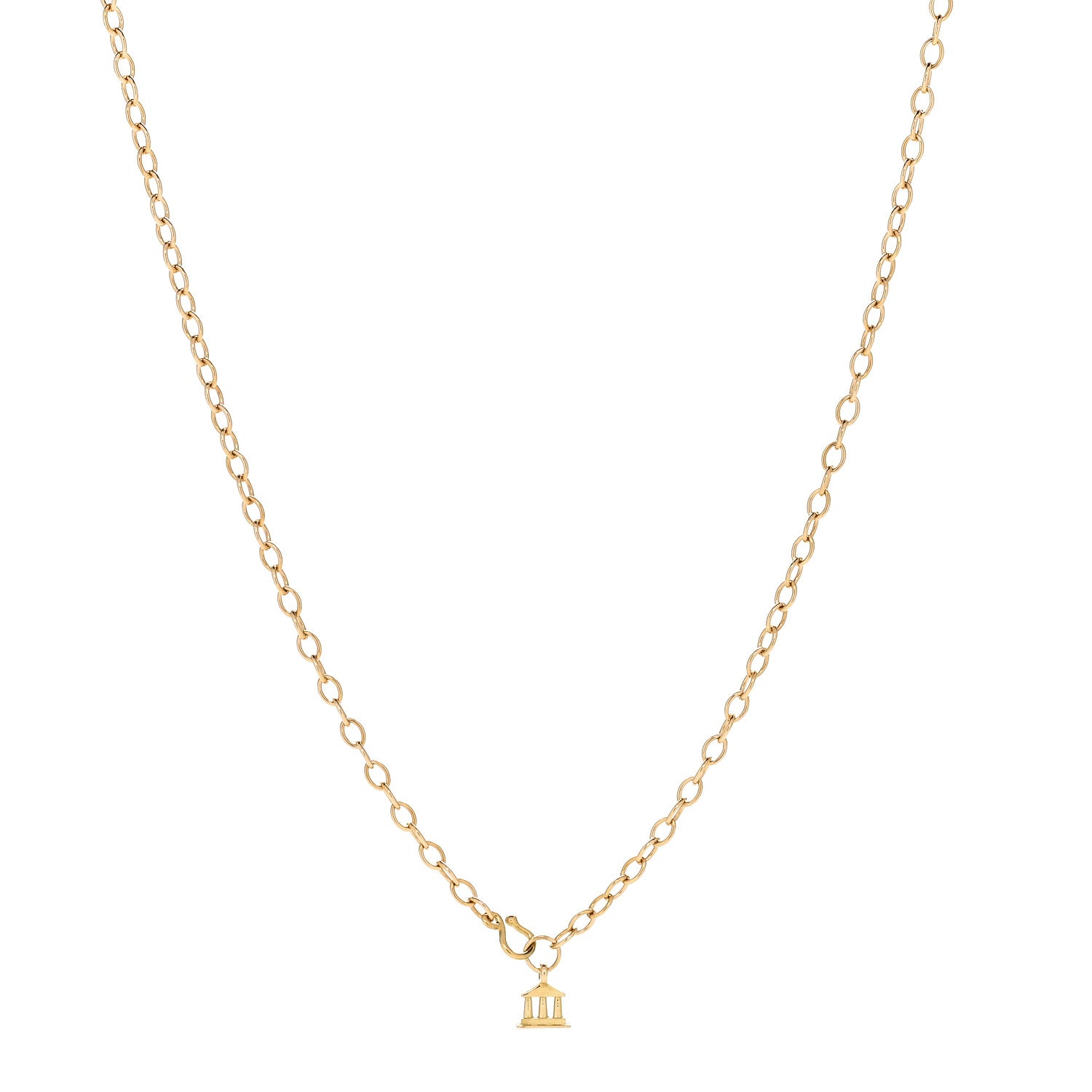Temple St. Clair 18K Yellow Gold Extra Small Oval Chain 24" 1 of 6