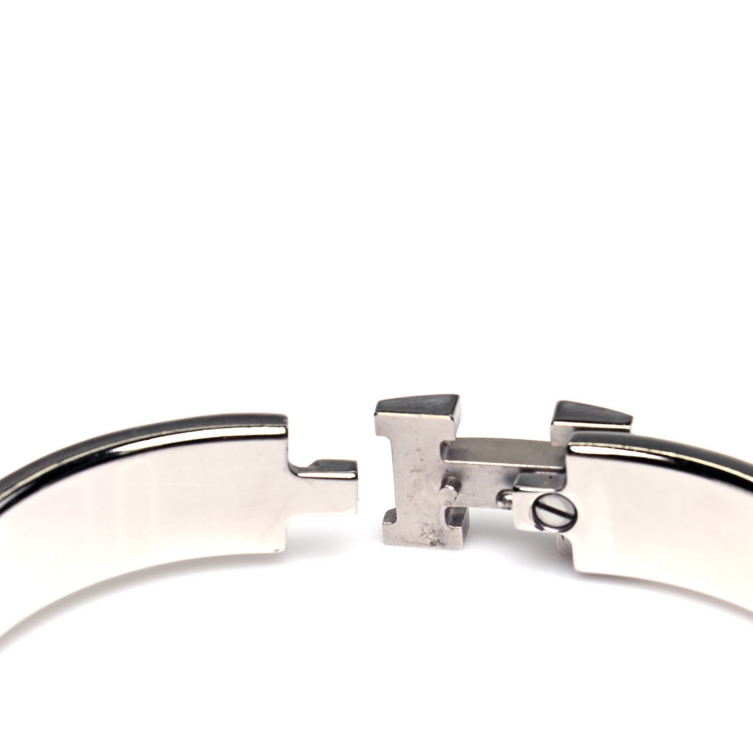 Hermes Enamel Narrow Clic Clac H Bracelet GM Percale 5 of 6