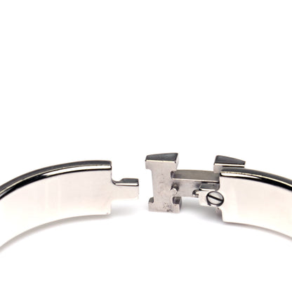Hermes Enamel Narrow Clic Clac H Bracelet GM Percale 5 of 6