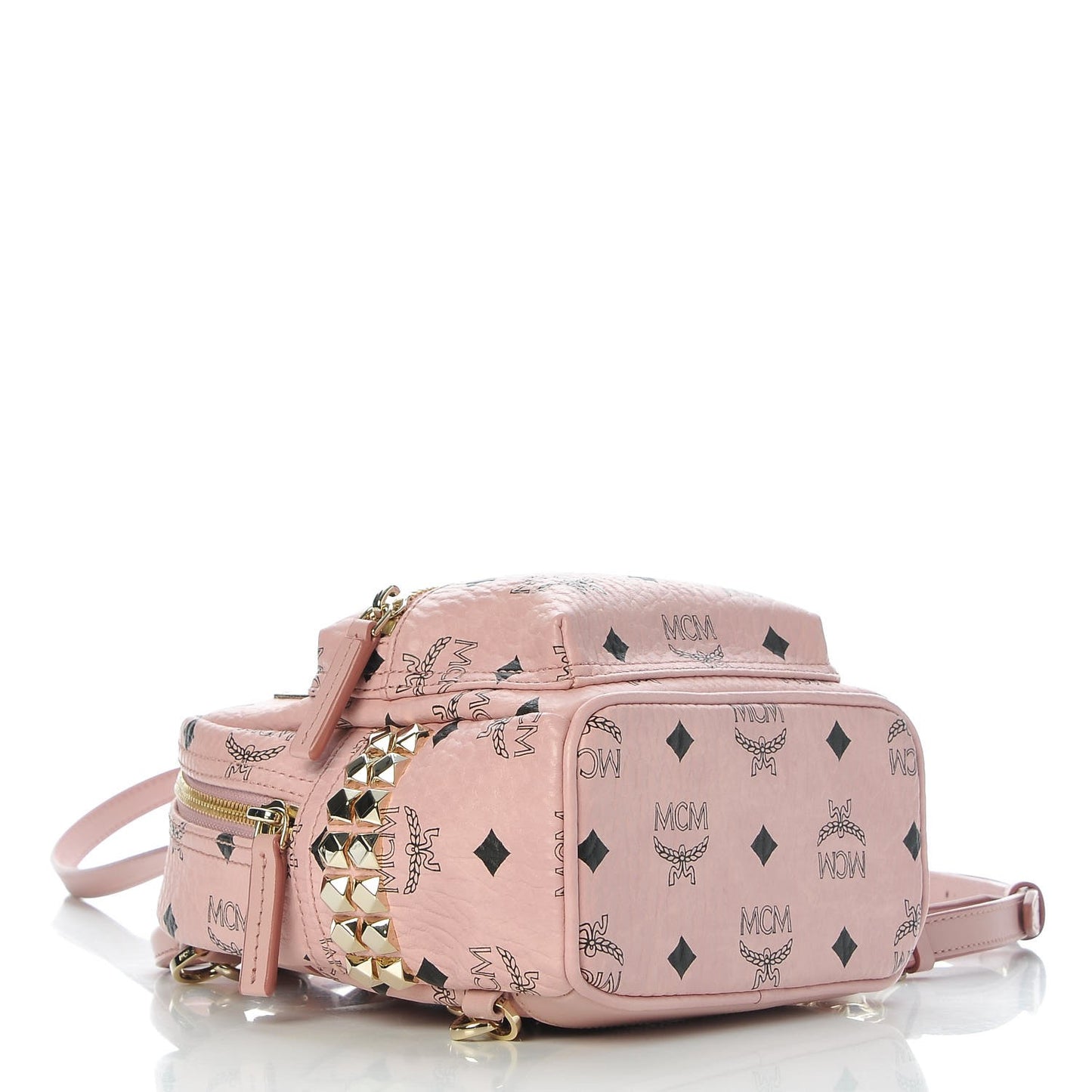 Visetos Side Stud X-Mini Stark Backpack Pink