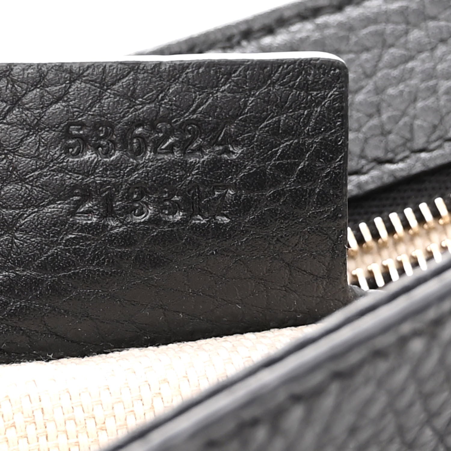 Gucci Pebbled Calfskin Medium Soho Flap Crossbody Black 7 of 10