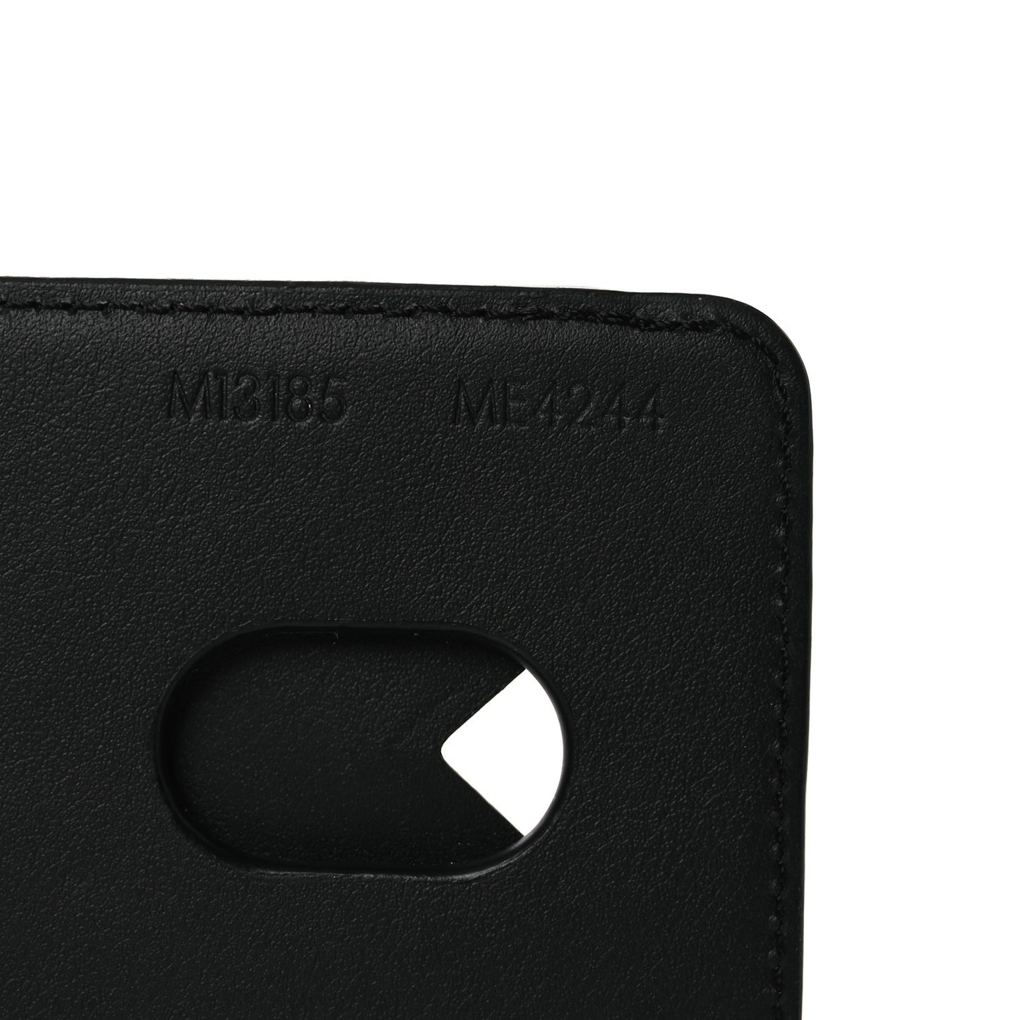 Monogram Macassar Magnetic Card Holder Black