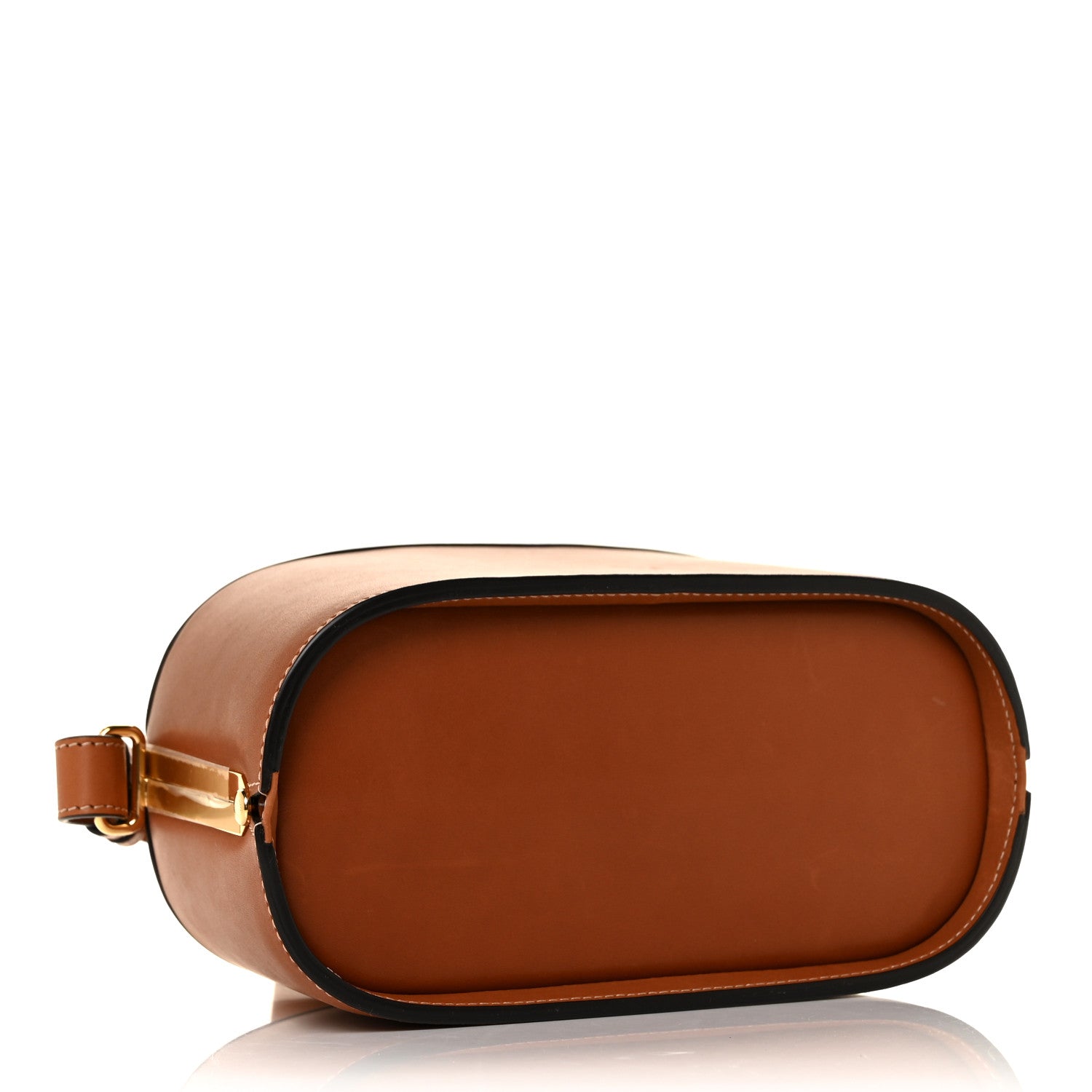 Celine Natural Calfskin Triomphe Lunch Box Tan 3 of 9