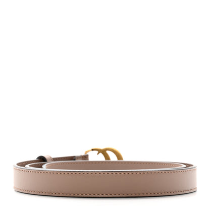 Gucci Calfskin Double G 20mm Belt 85 34 Porcelain Rose 2 of 8