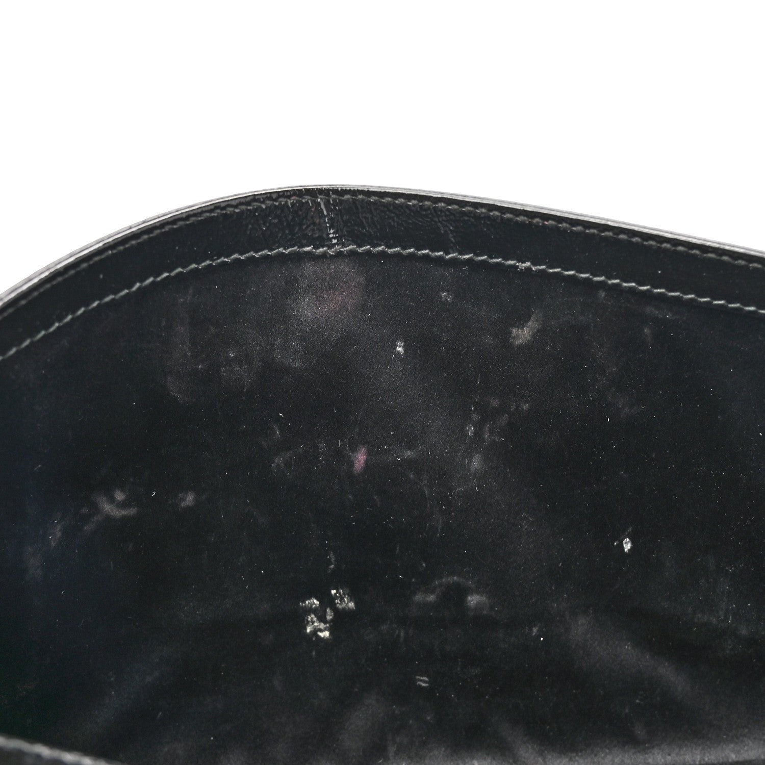 Saint Laurent Textured Patent Monogram Large Belle De Jour Clutch Black 10 of 11
