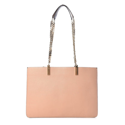 Chloe Calfskin Carey Tote Wet Sand 1 of 13