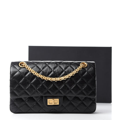 Chanel Aged Calfskin Quilted 2.55 Reissue 225 Flap Black 11 of 11