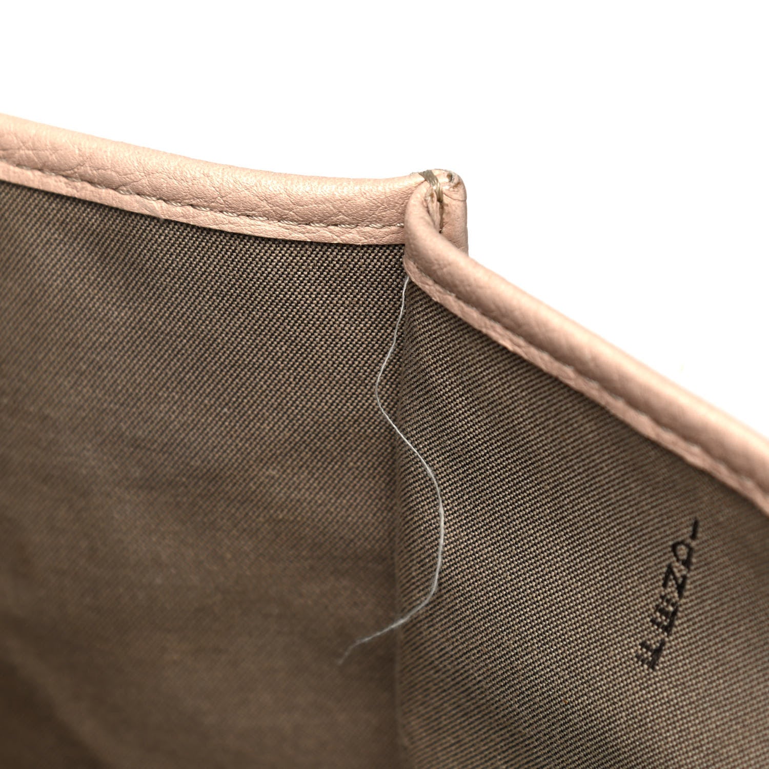 Fendi Zucchino Vitello Shopping Tote Beige Pastel Cipria 12 of 18