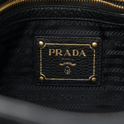 Prada Vitello Phenix Tote Black 6 of 11