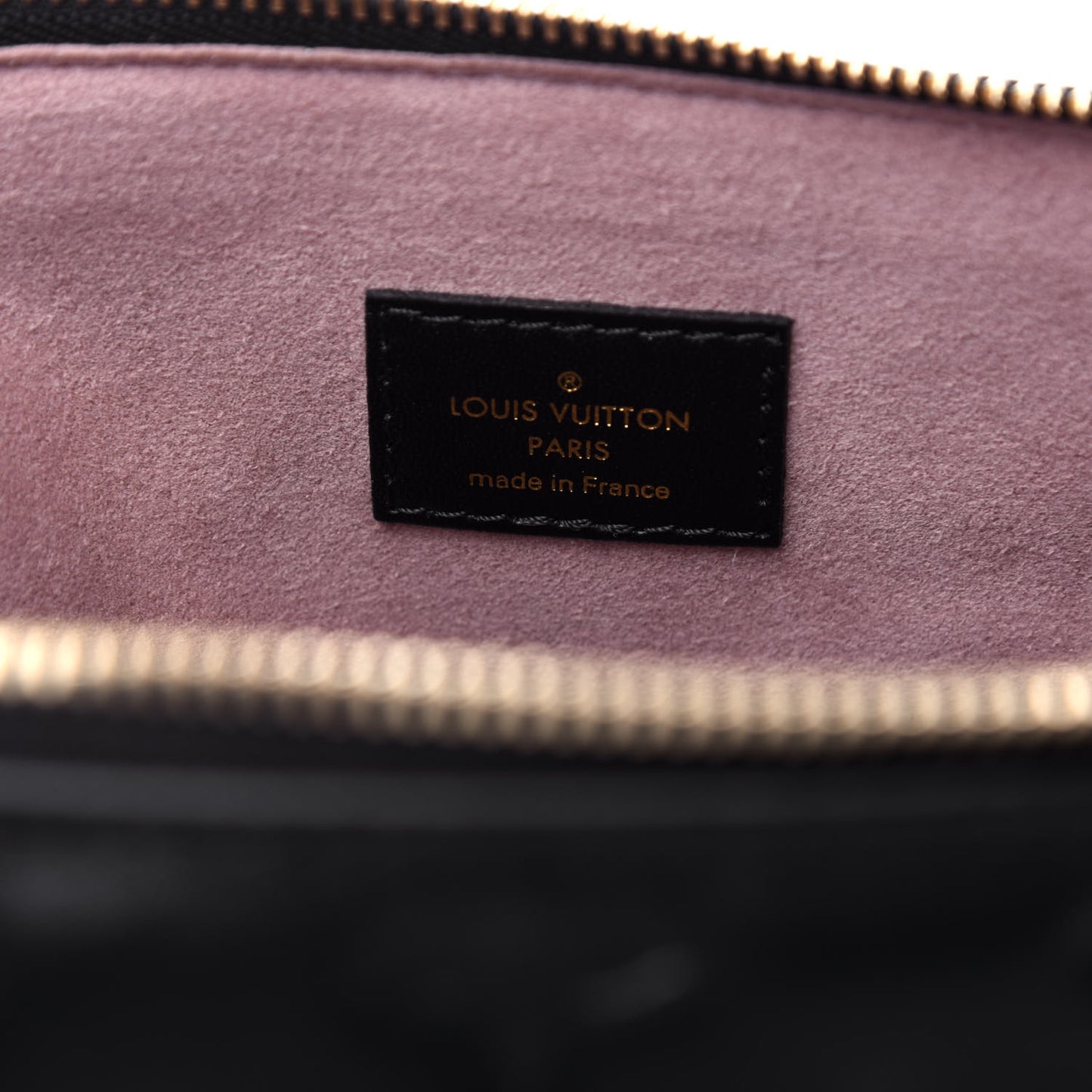 Lambskin Embossed Monogram Coussin PM Black