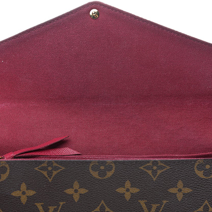 Louis Vuitton Monogram Pochette Felicie Chain Wallet Fuchsia 16 of 16