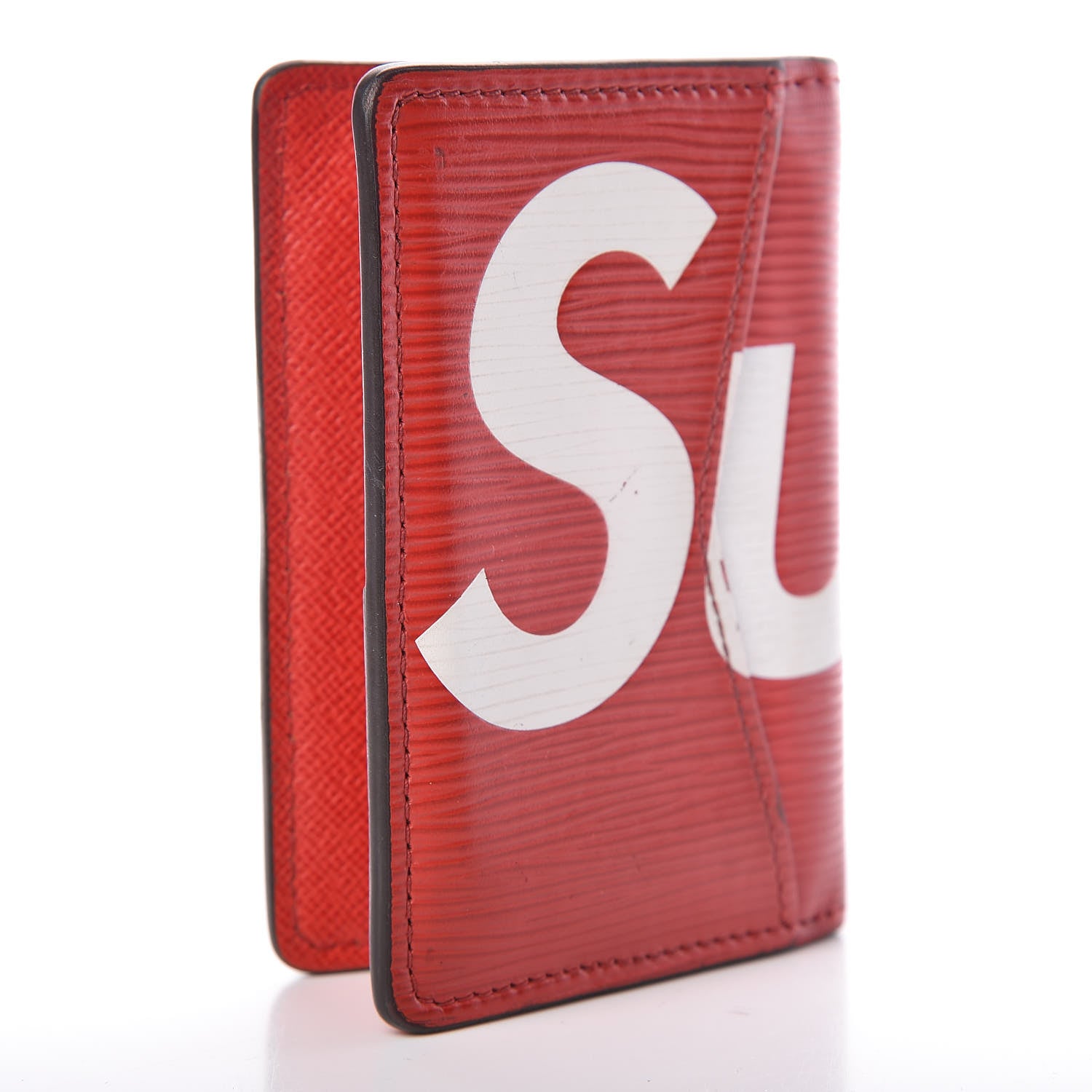 Louis Vuitton X SUPREME Epi Pocket Organizer Red 4 of 13